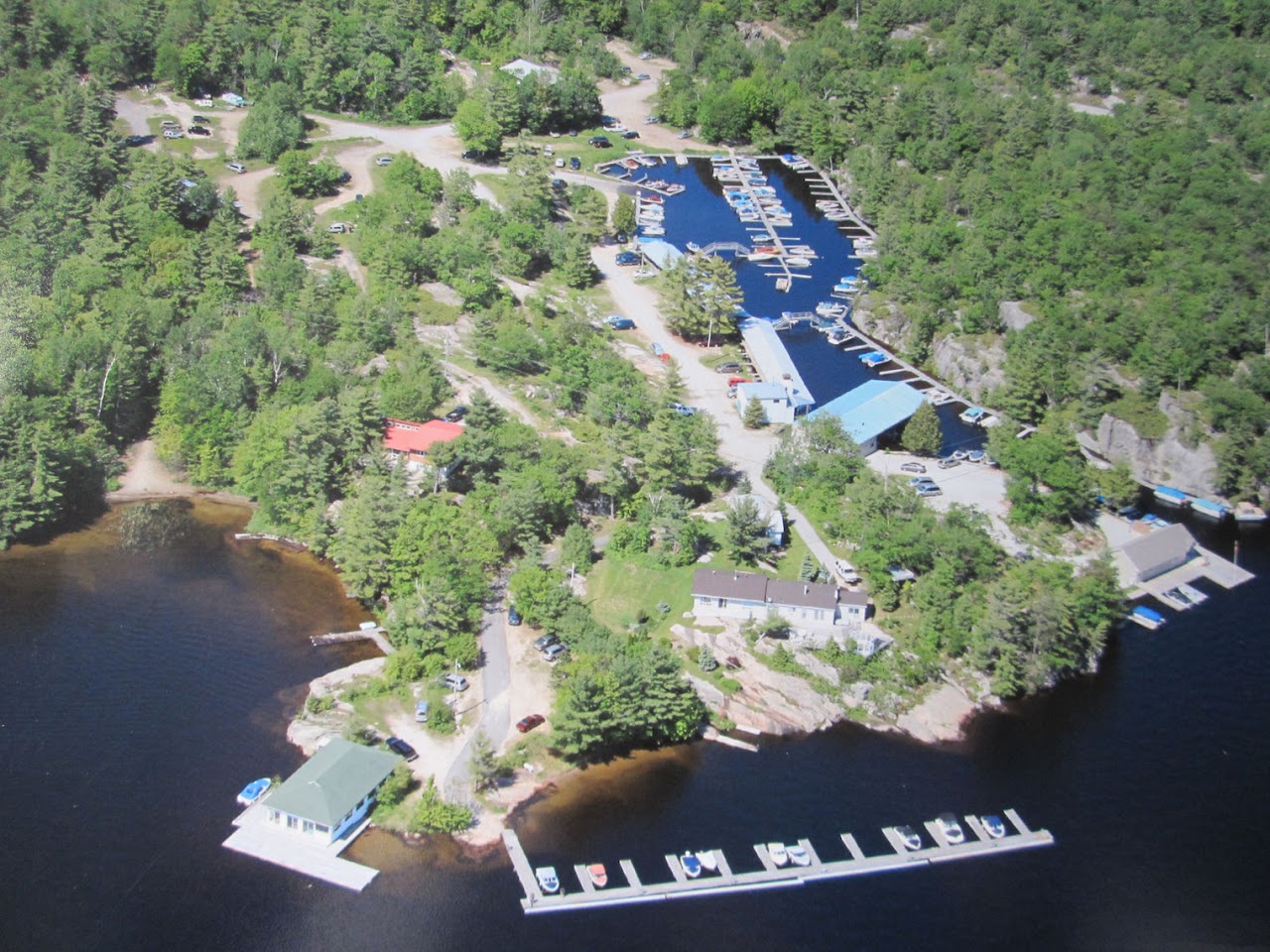 Scenic view of the marina